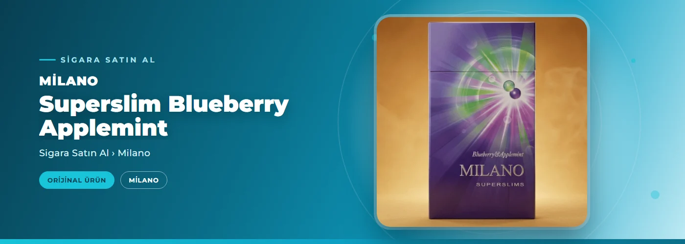 Milano Superslim Blueberry Applemint