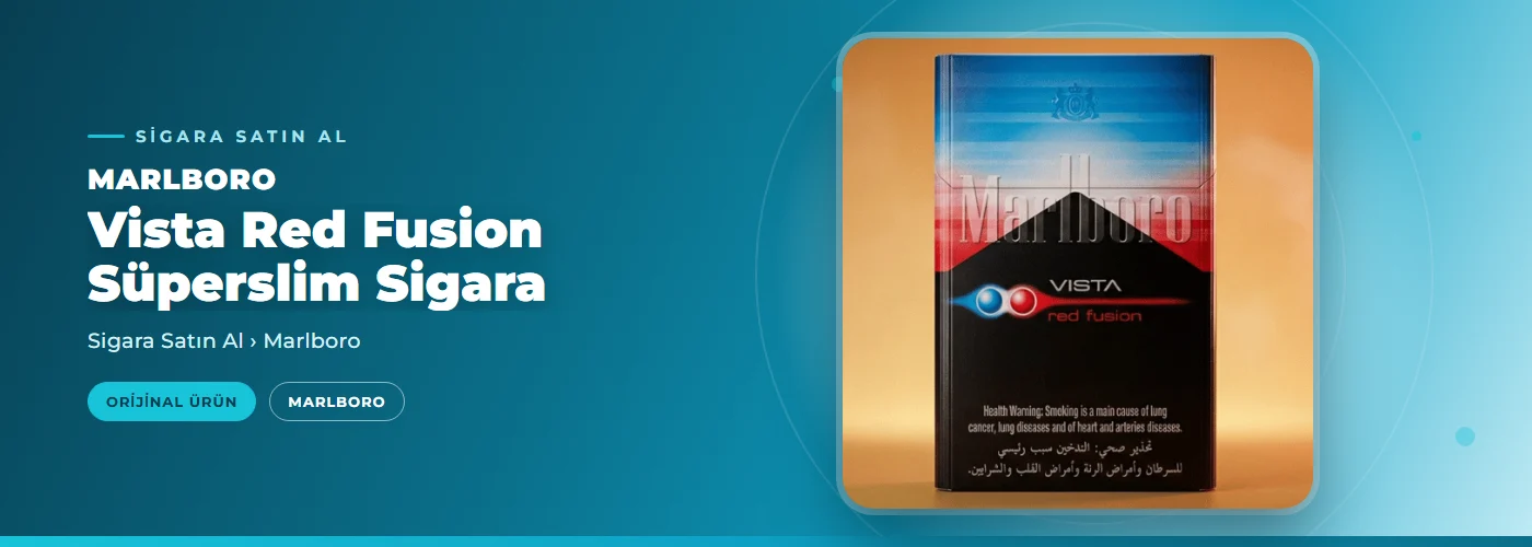 Marlboro Vista Red Fusion Süperslim Sigara Satın Al