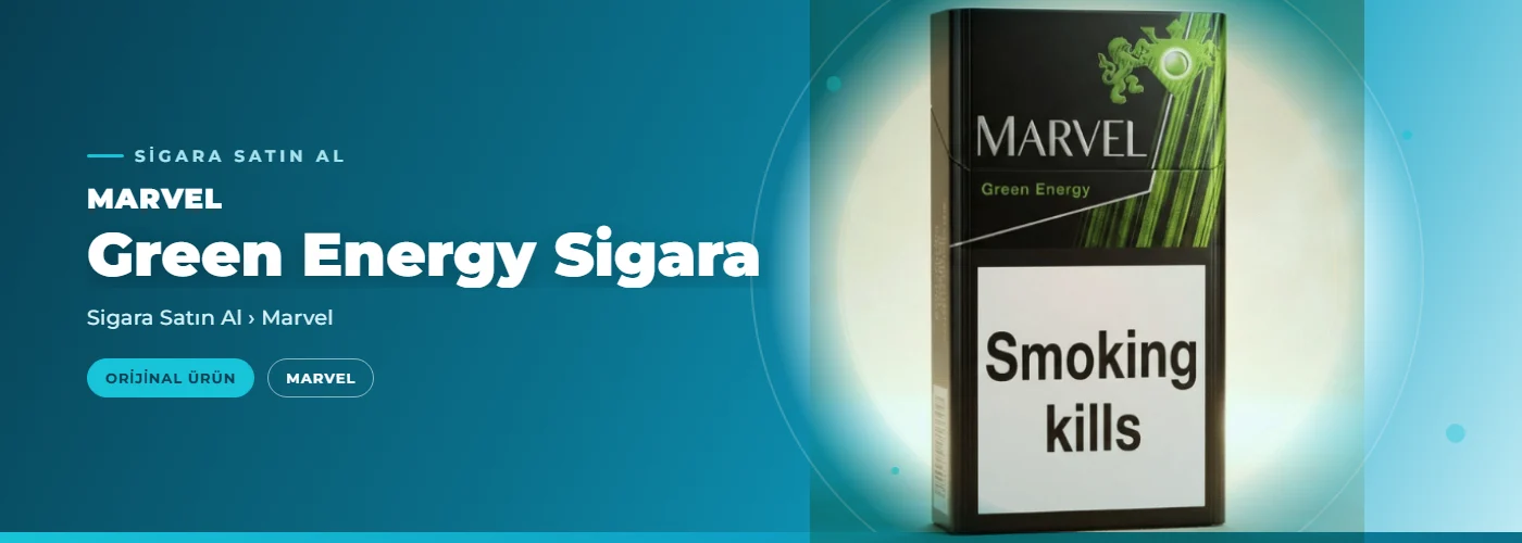 Marvel Green Energy Sigara
