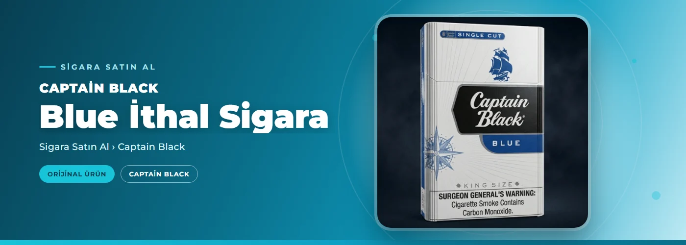 Captain Black Blue İthal Sigara