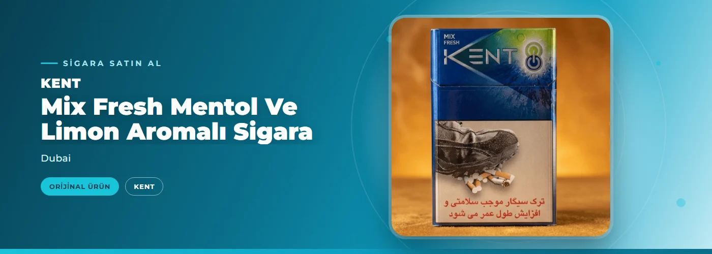 Kent Mix Fresh Mentol Ve Limon Aromalı Sigara – Dubai