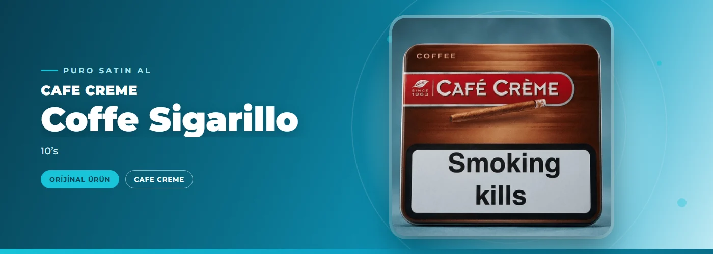 Cafe Creme Coffe Sigarillo – 10’s