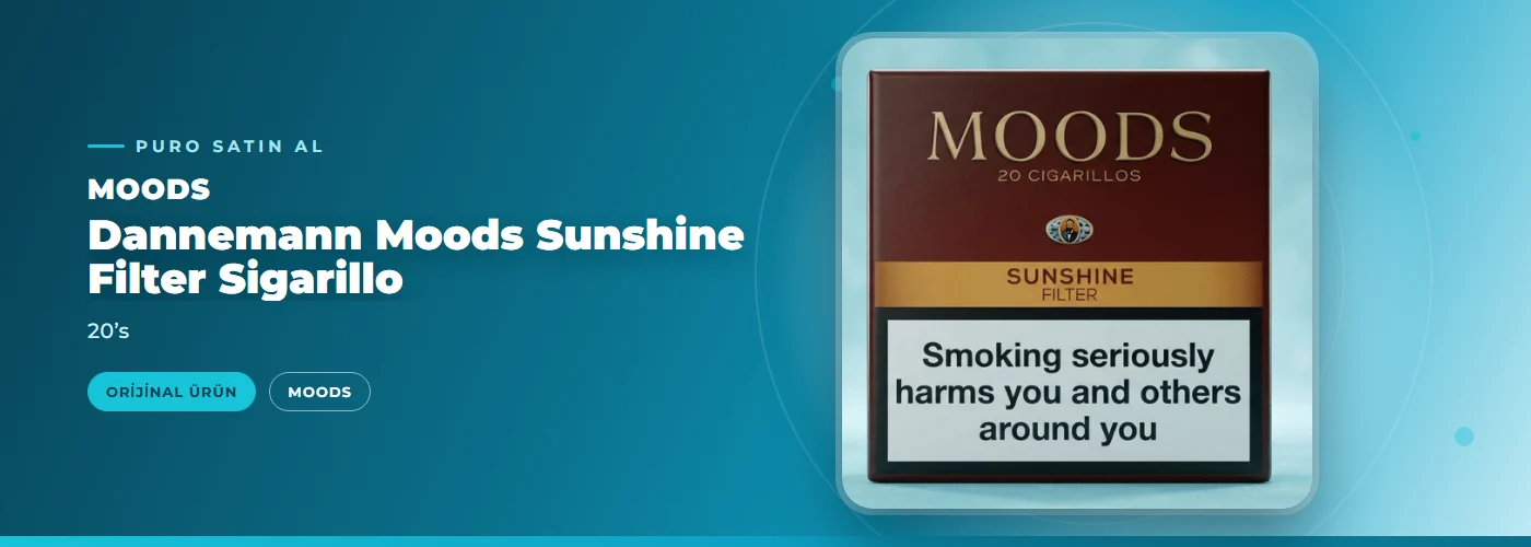 Dannemann Moods Sunshine Filter Sigarillo – 20’s