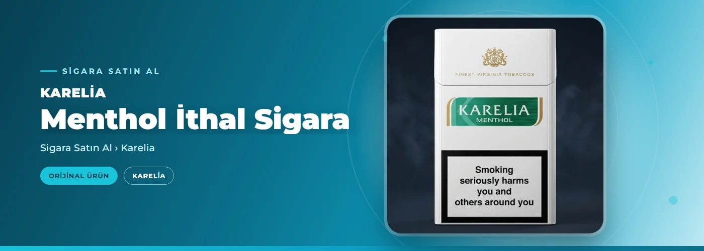 Karelia Menthol İthal Sigara