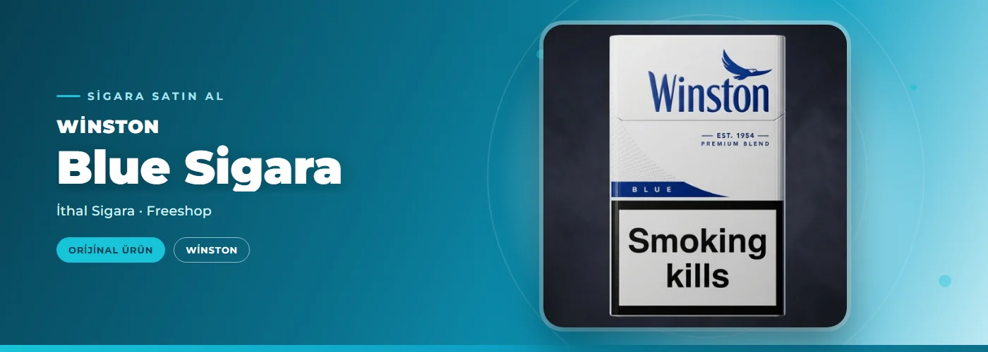 Winston Blue Sigara – İthal Sigara – Freeshop