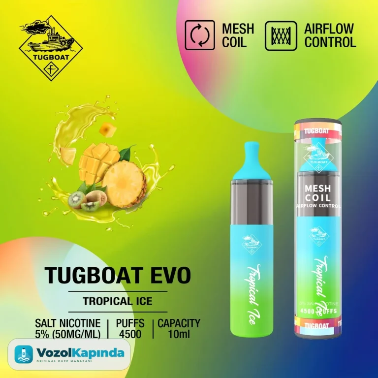 Tugboat EVO Tropical Ice 4500 Puff