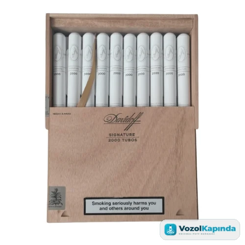 Davidoff Signature 2000 Tubos - Ahşap Kutulu - görsel 3