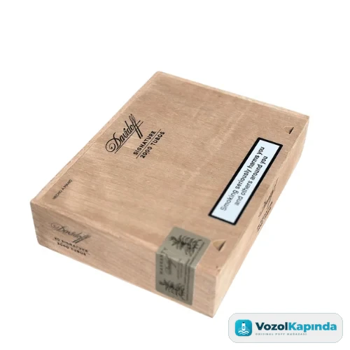 Davidoff Signature 2000 Tubos - Ahşap Kutulu - görsel 4