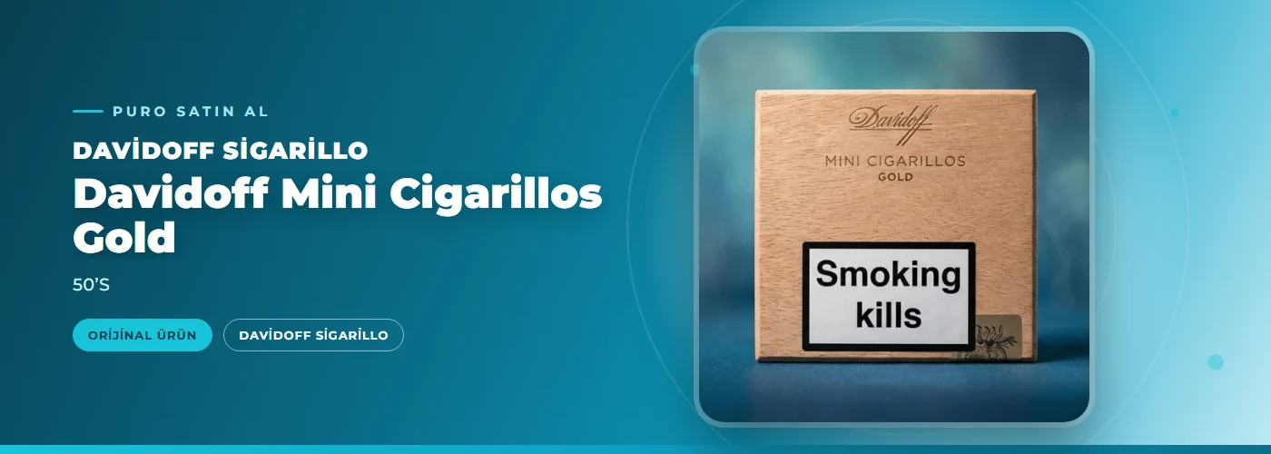 Davidoff Mini Cigarillos Gold – 50’S