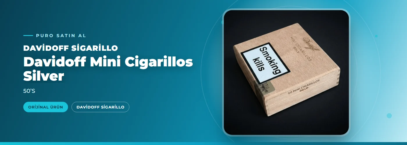 Davidoff Mini Cigarillos Silver – 50’S