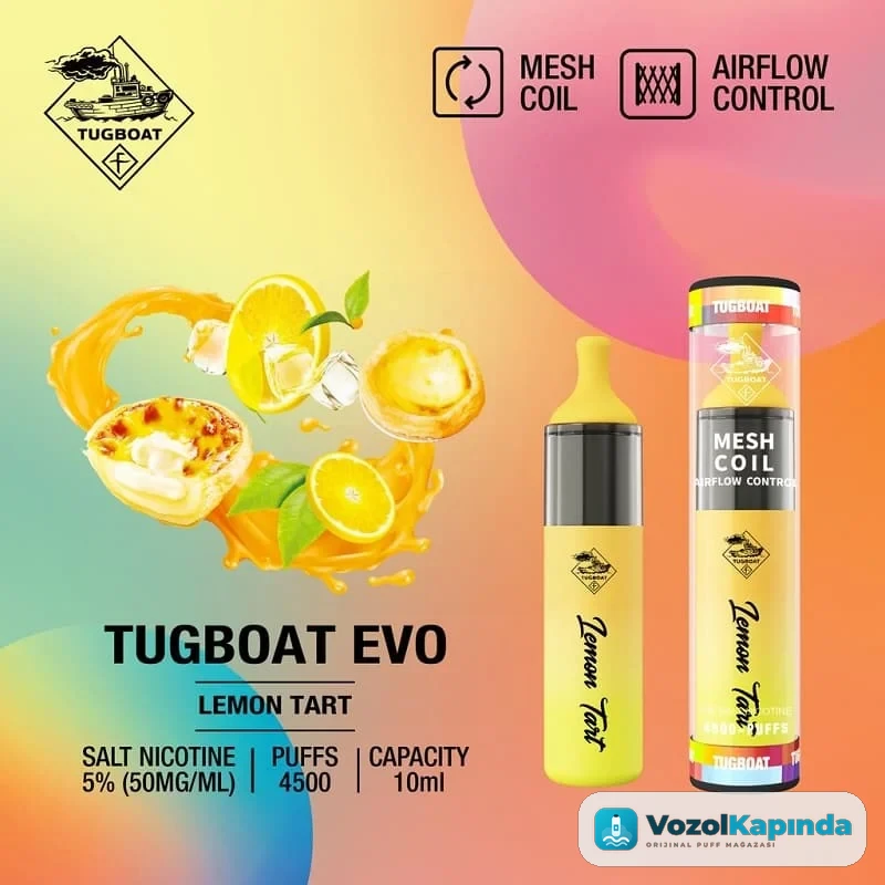 Tugboat EVO Lemon Tart 4500 Puff