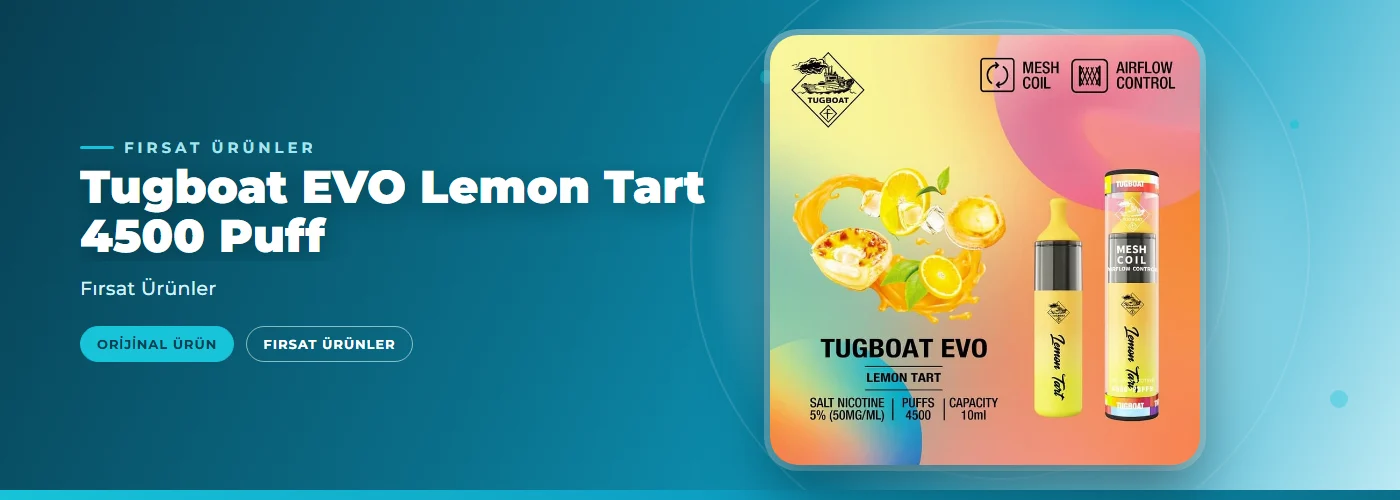 Tugboat EVO Lemon Tart 4500 Puff