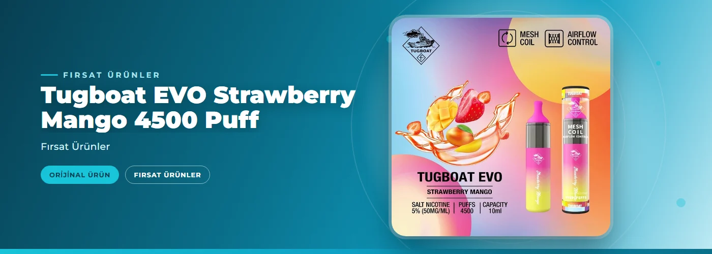 Tugboat EVO Strawberry Mango 4500 Puff