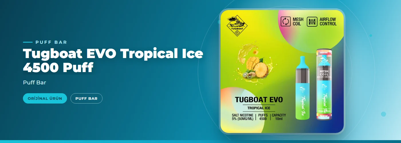 Tugboat EVO Tropical Ice 4500 Puff