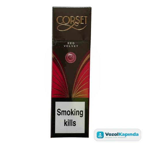 Corset Red Velvet - görsel 2