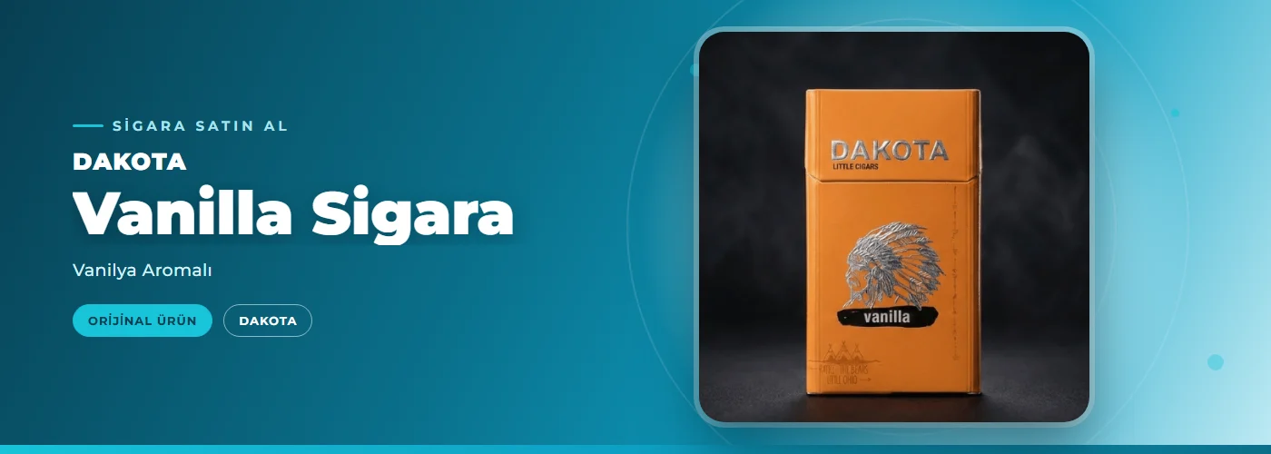 Dakota Vanilla Sigara – Vanilya Aromalı