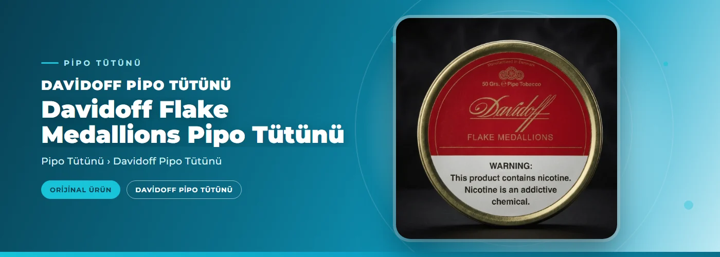 Davidoff Flake Medallions Pipo Tütünü