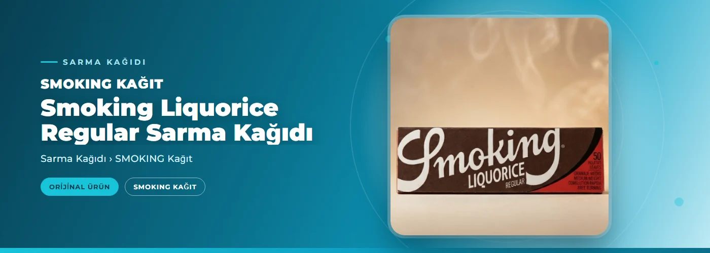 Smoking Liquorice Regular Sarma Kağıdı
