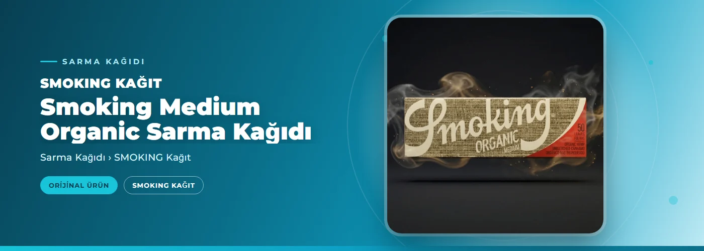 Smoking Medium Organic Sarma Kağıdı