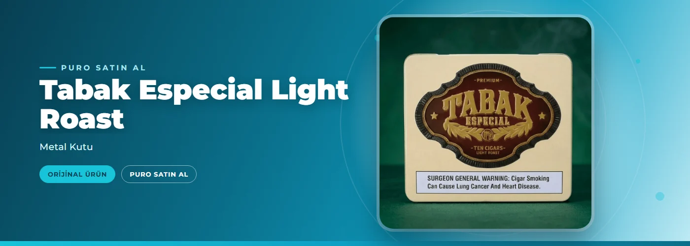 Tabak Especial Light Roast – Metal Kutu