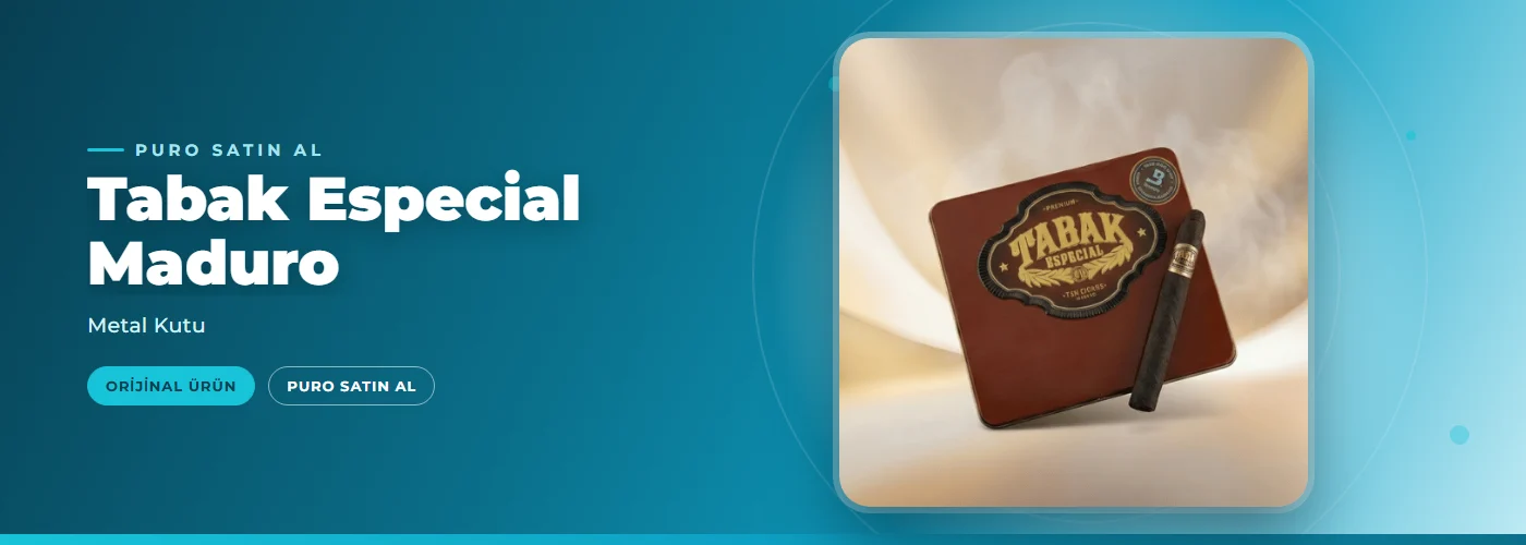 Tabak Especial Maduro – Metal Kutu