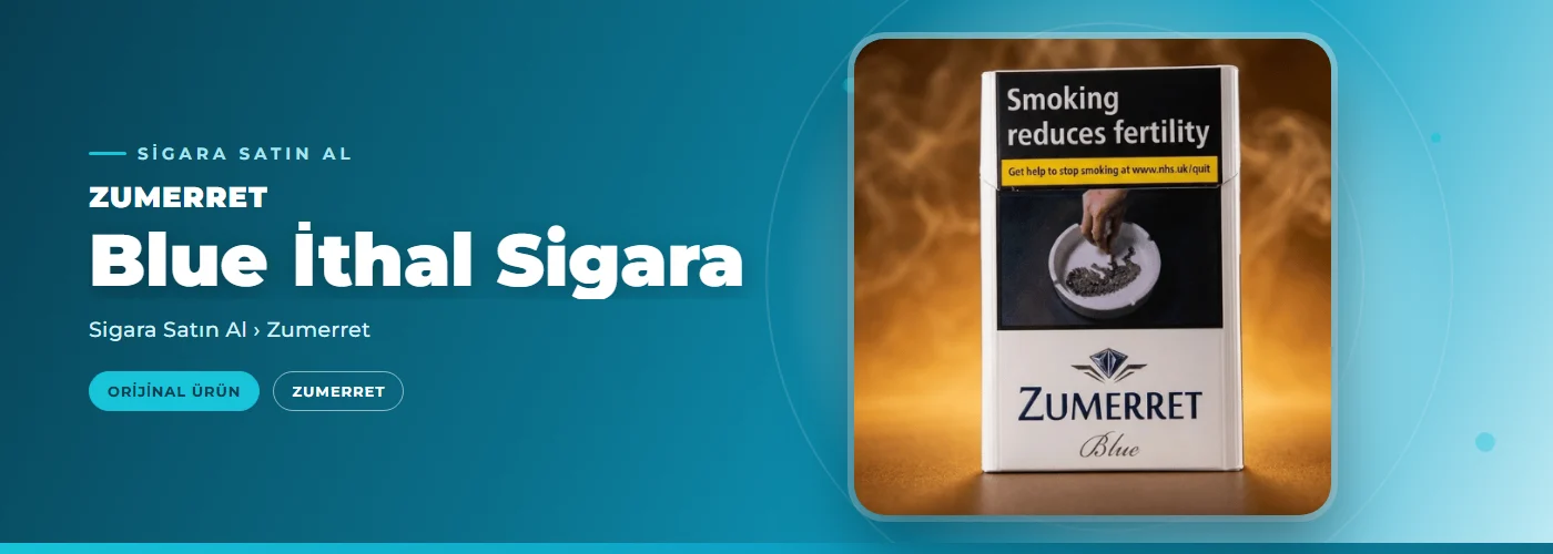 Zumerret Blue İthal Sigara