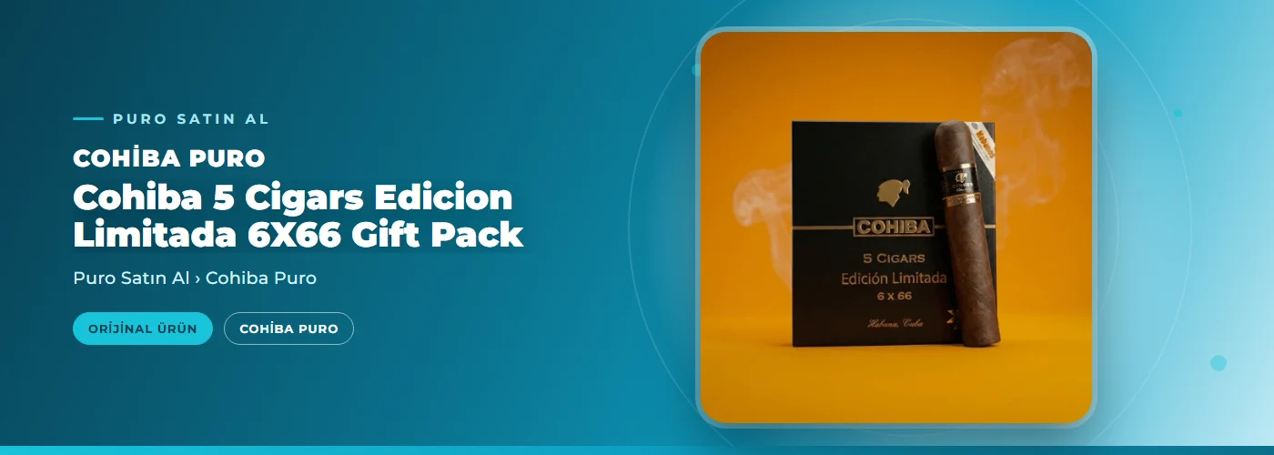 Cohiba 5 Cigars Edicion Limitada 6X66 Gift Pack