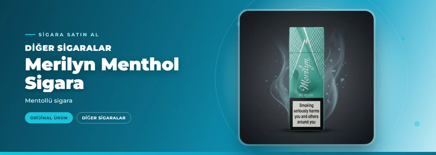 Merilyn Menthol Sigara – Mentollü sigara