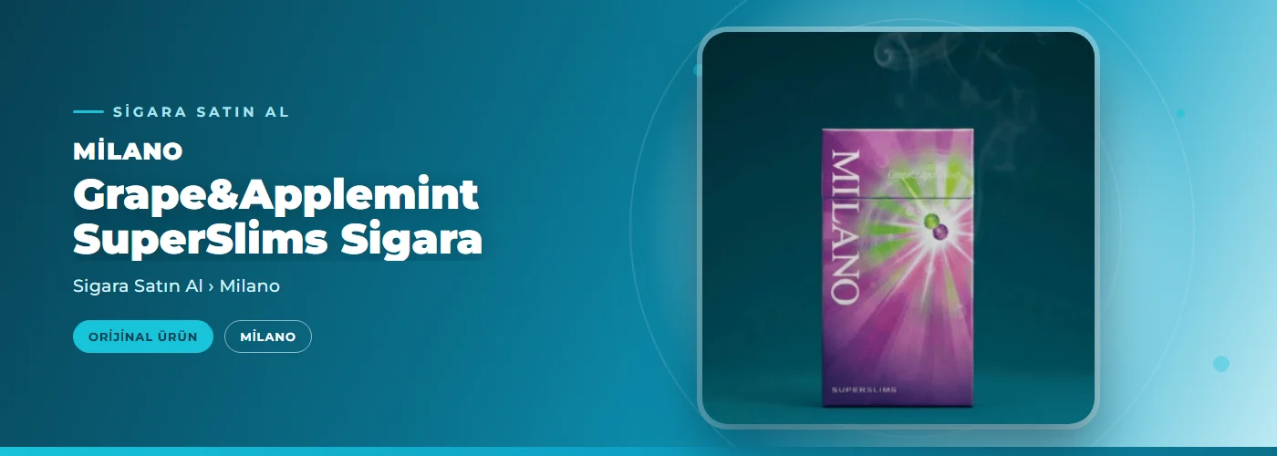 Milano Grape&Applemint SuperSlims Sigara