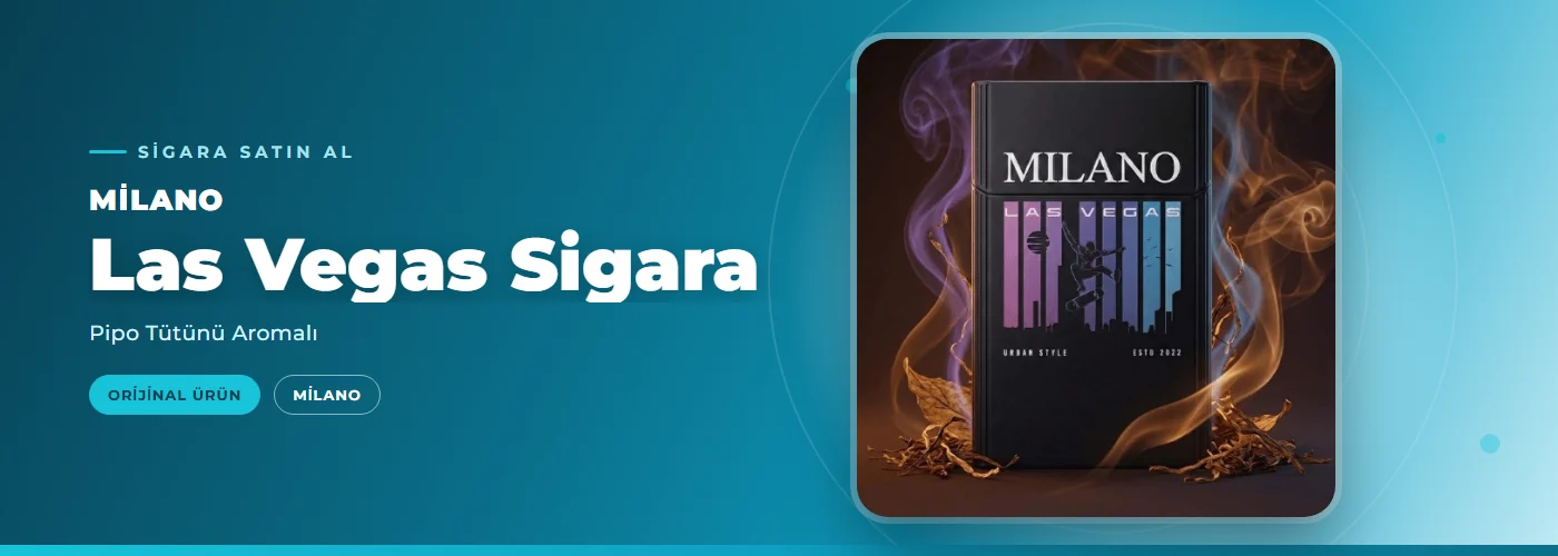 Milano Las Vegas Sigara – Pipo Tütünü Aromalı
