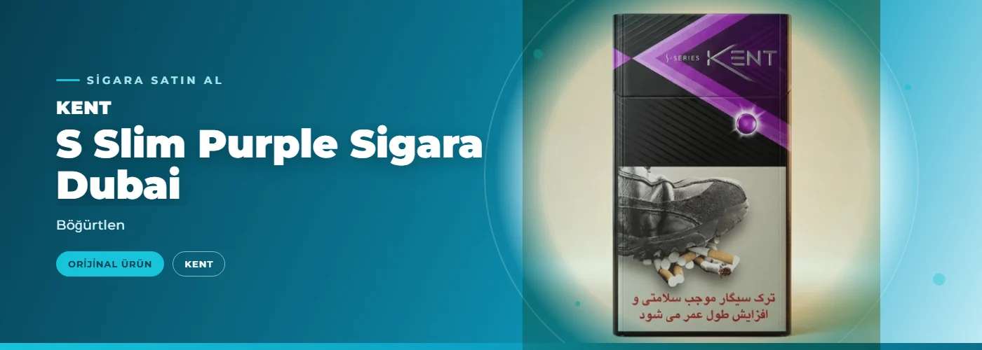 Kent S Slim Purple Sigara Dubai – Böğürtlen