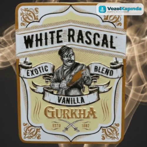 Gurkha White Rascal Exotic Blend Vanilla 5's - Metal Kutulu
