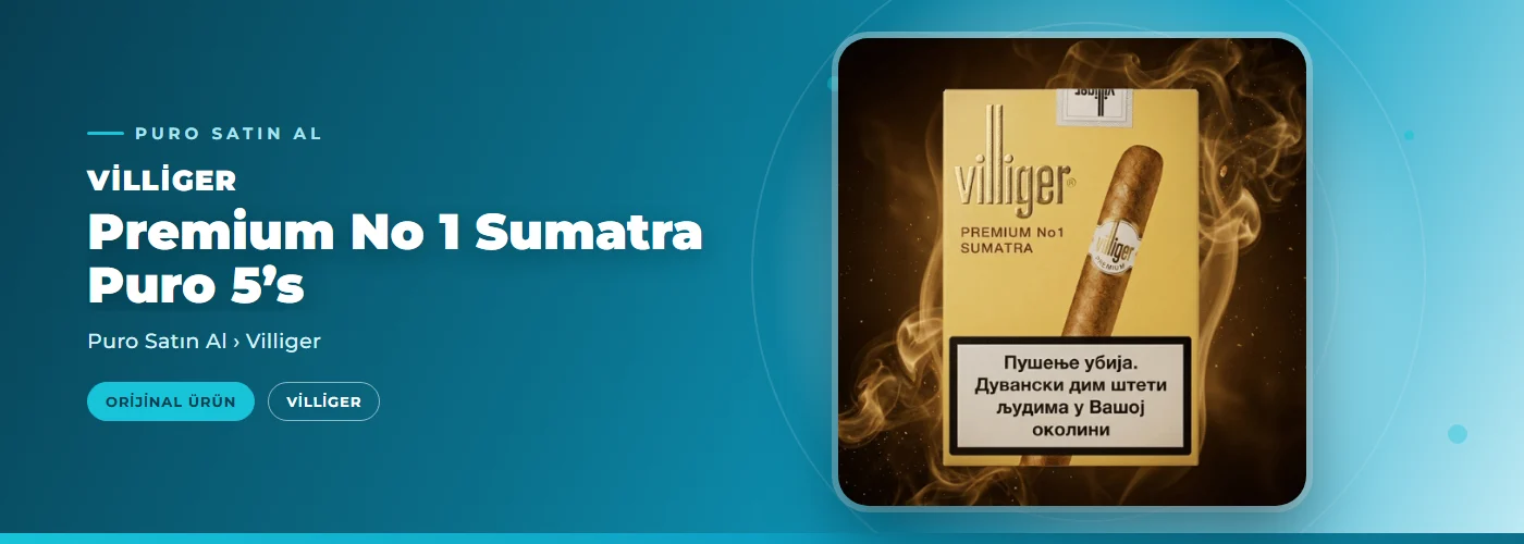 Villiger Premium No 1 Sumatra Puro 5’s