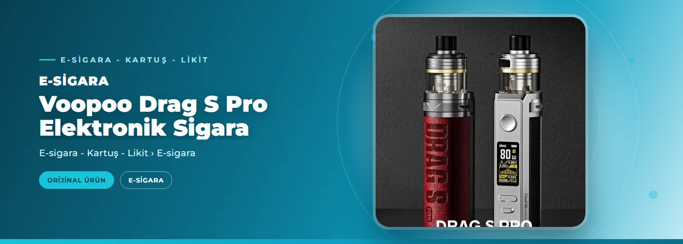Voopoo Drag S Pro Elektronik Sigara