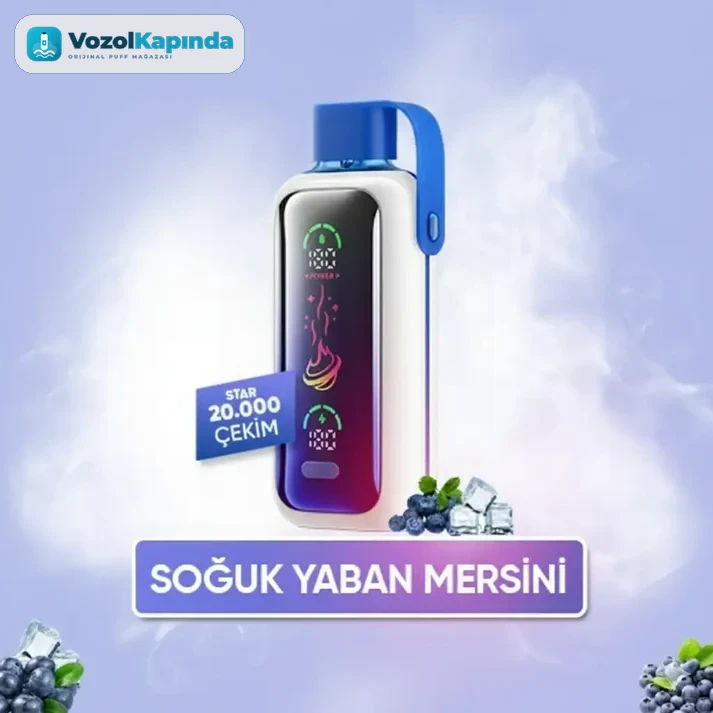 Vozol Star 20000 Puff - Blue Razz Ice