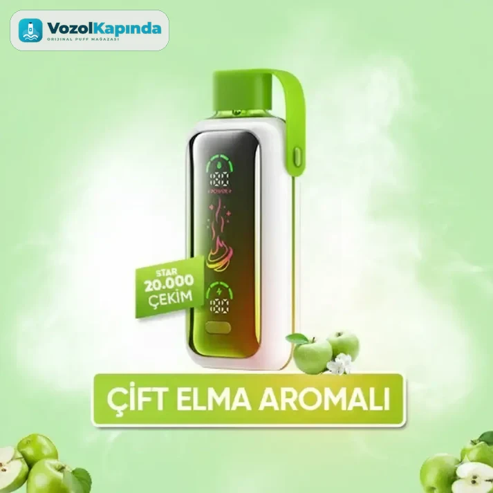 Vozol Star 20000 Puff - Double Apple Ice