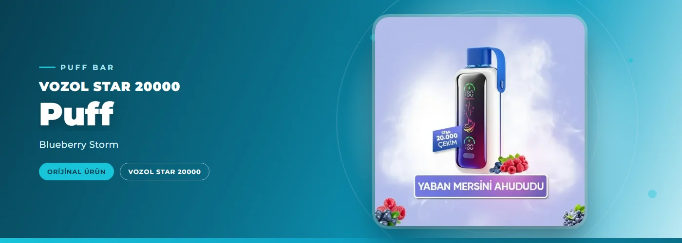 Vozol Star 20000 Puff – Blueberry Storm
