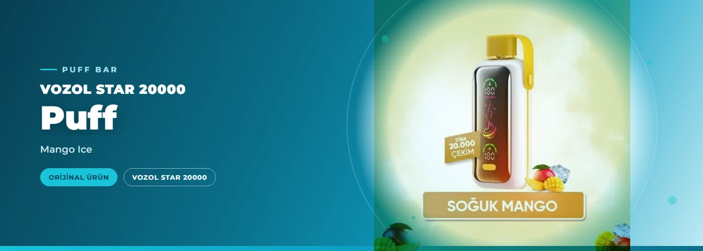 Vozol Star 20000 Puff – Mango Ice