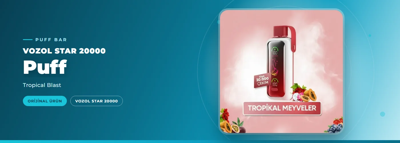 Vozol Star 20000 Puff – Tropical Blast