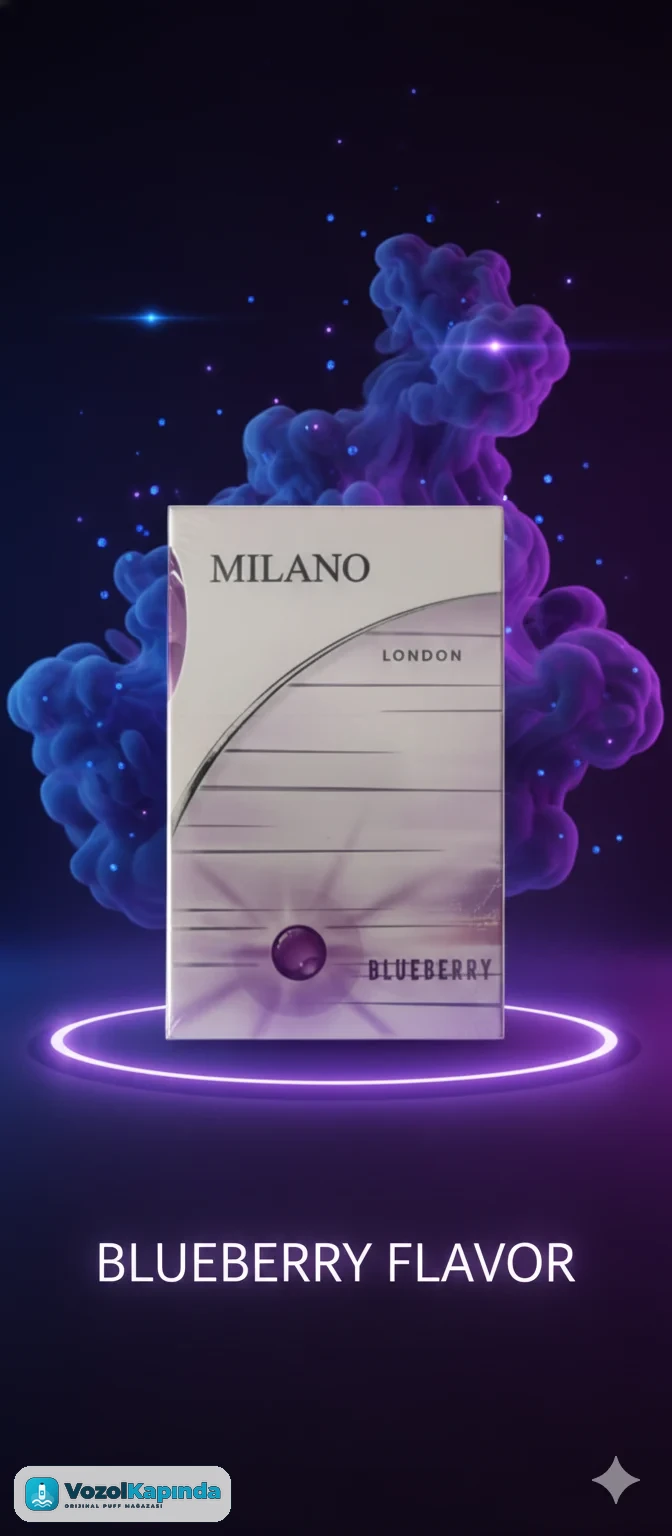 Milano Blueberry Superslim Sigara - Yaban Mersini Aromalı