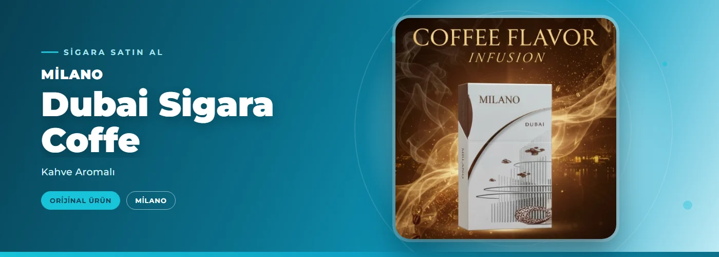Milano Dubai Sigara Coffe – Kahve Aromalı