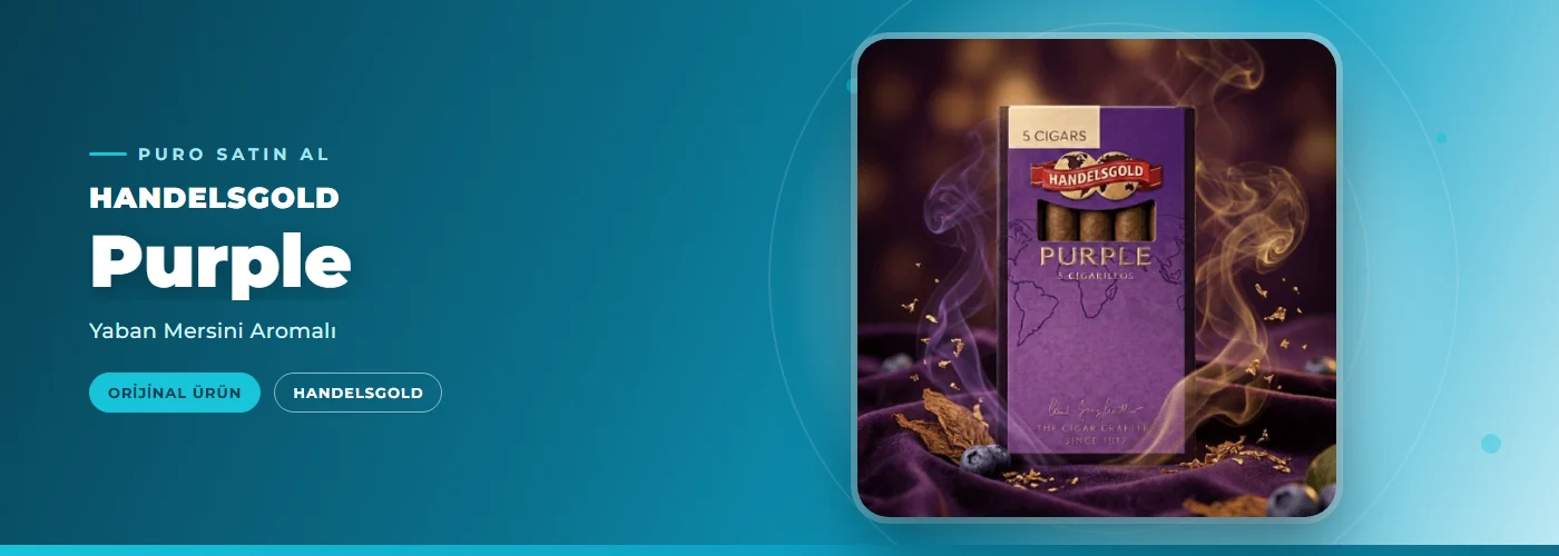 Handelsgold Purple – Yaban Mersini Aromalı