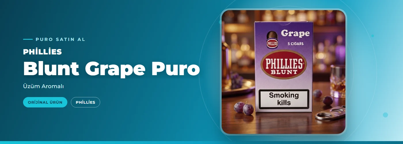 Phillies Blunt Grape Puro – Üzüm Aromalı
