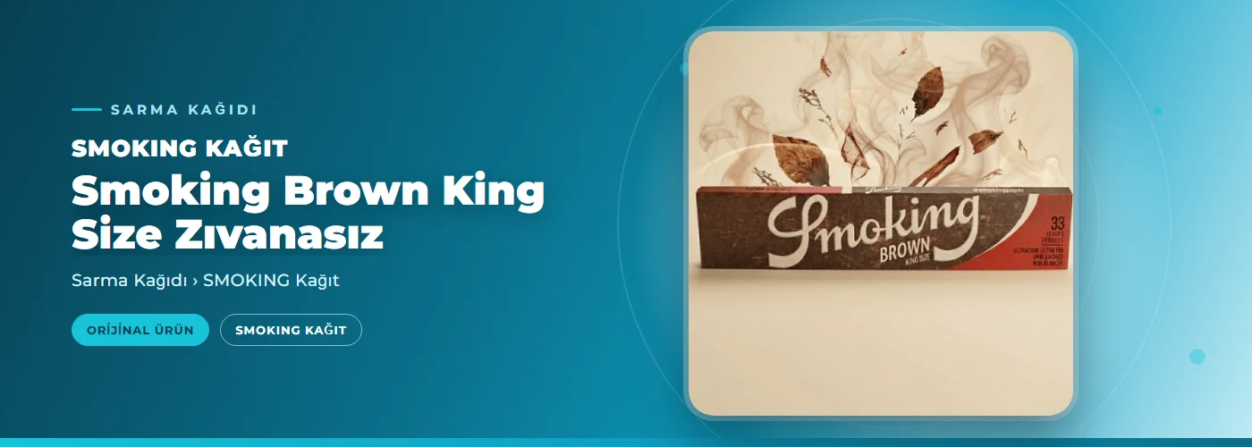 Smoking Brown King Size Zıvanasız