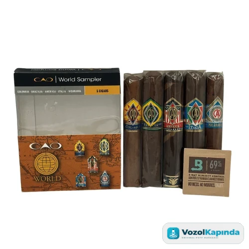 CAO World Sampler Robusto 5's Puro - görsel 2