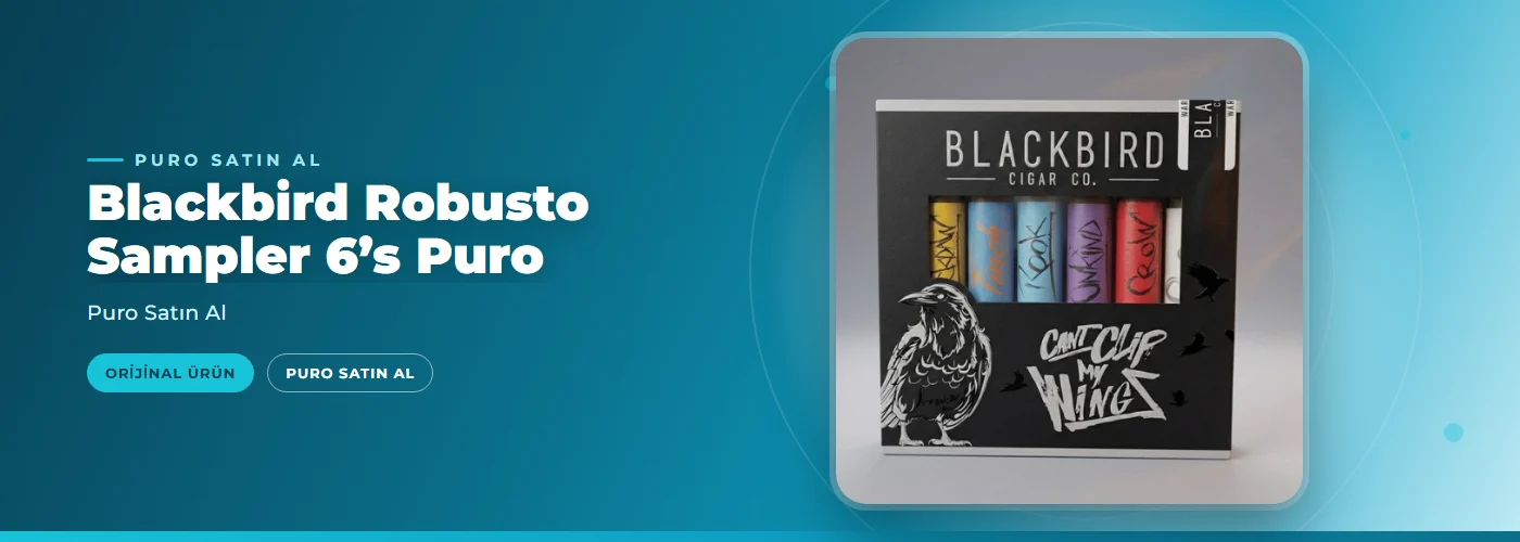 Blackbird Robusto Sampler 6’s Puro