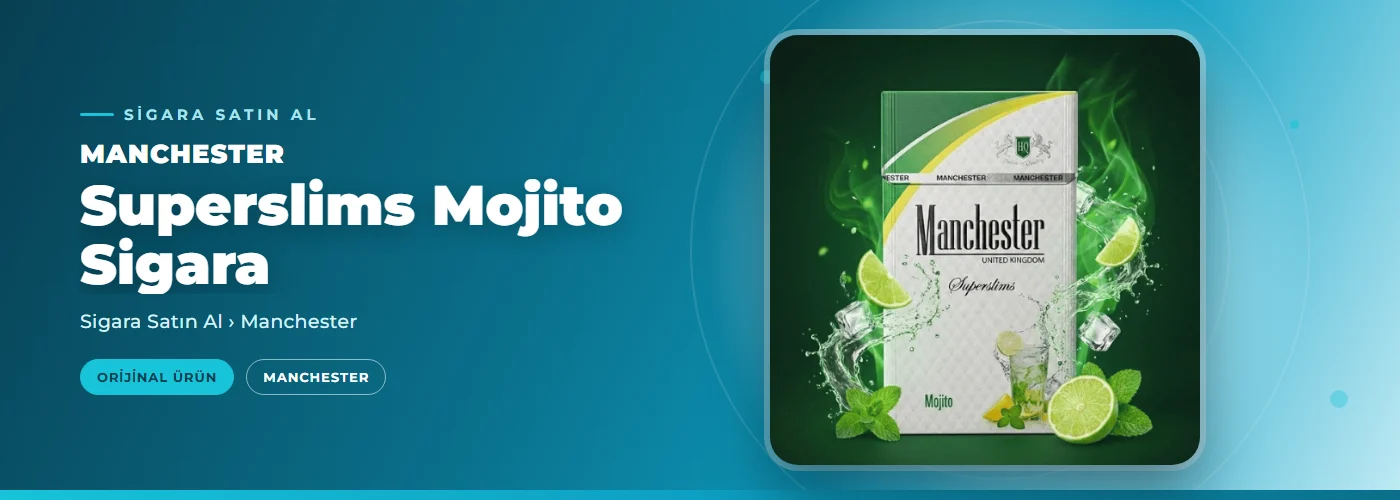 Manchester Superslims Mojito Sigara