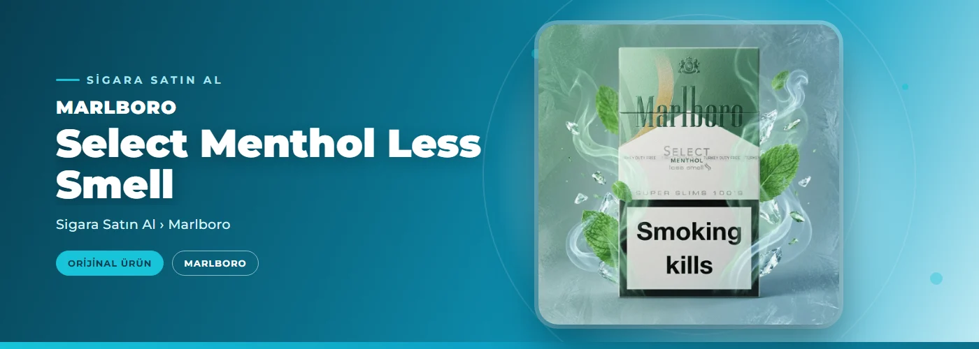 Marlboro Select Menthol Less Smell