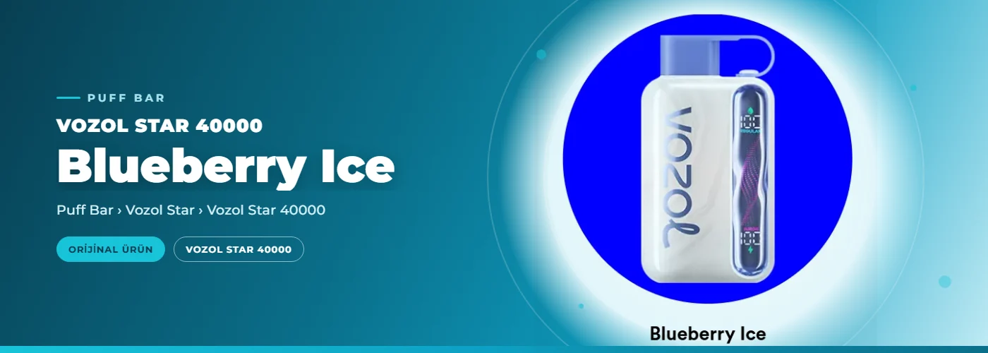 Vozol Star 40000 Blueberry Ice
