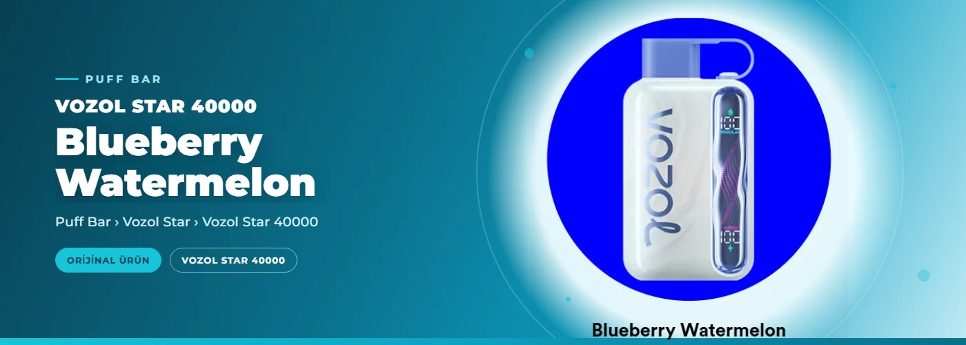 Vozol Star 40000 Blueberry Watermelon